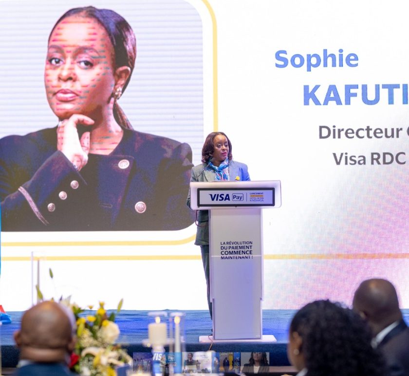 Sophie Kafuti, Directeur Général de Visa RDC. Ph. Visa