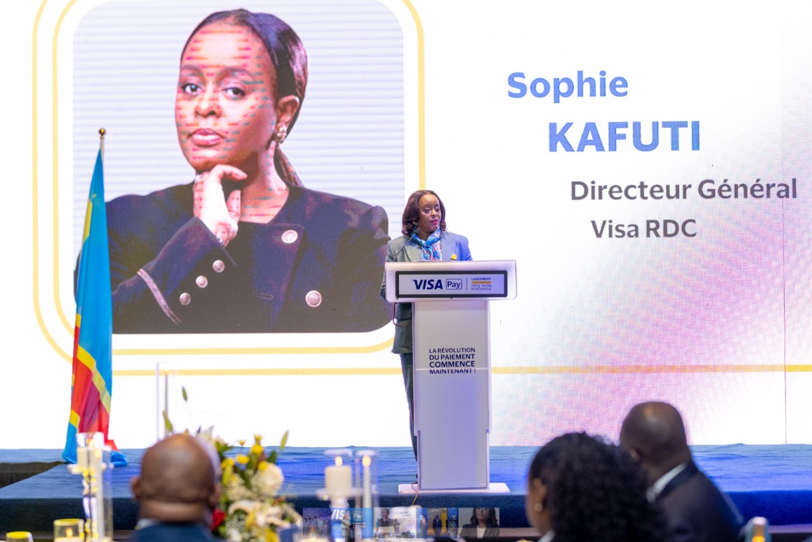 Sophie Kafuti, Directeur Général de Visa RDC. Ph. Visa